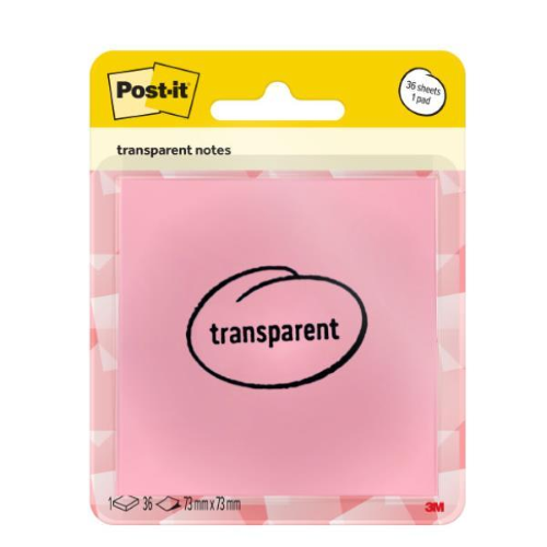 POST-IT TRANSPARENT PAPAYA FIZZ